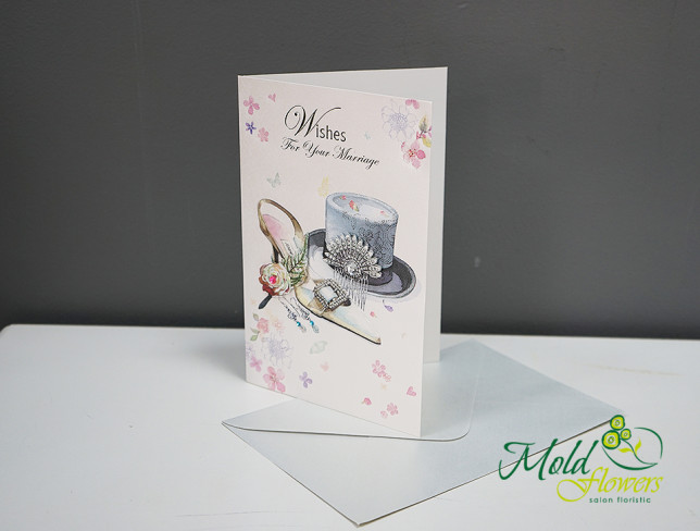 Greeting Card  '' Wishes for Your Marriage '' photo